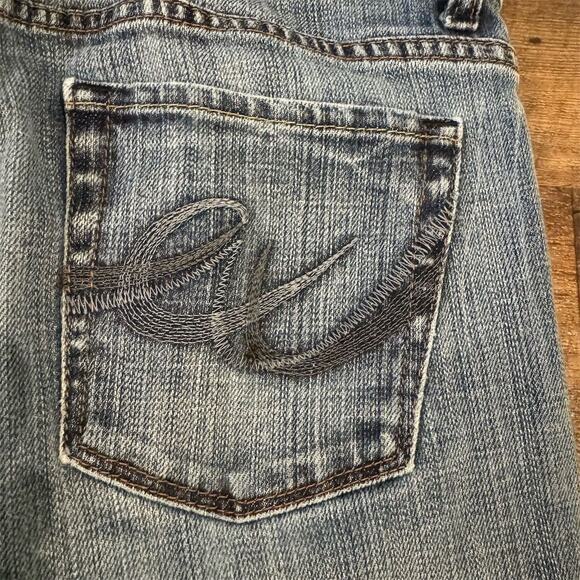 Express Mia Boot Leg Jeans Y2K Sz 8 30x31 Horse Cowgirl Western Minimalist READ - Picture 6 of 15